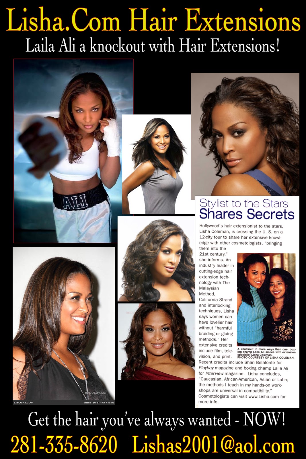 Hair Extensions Houston 281 825 1600 Lisha Com Laila Ali Hair