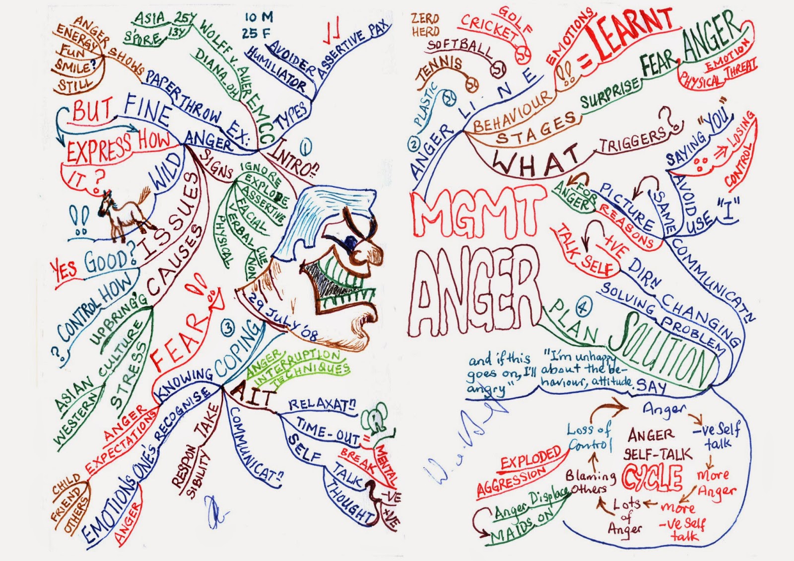 ANGER MANAGEMENT MIND MAP Anger+Mgmt+29July08