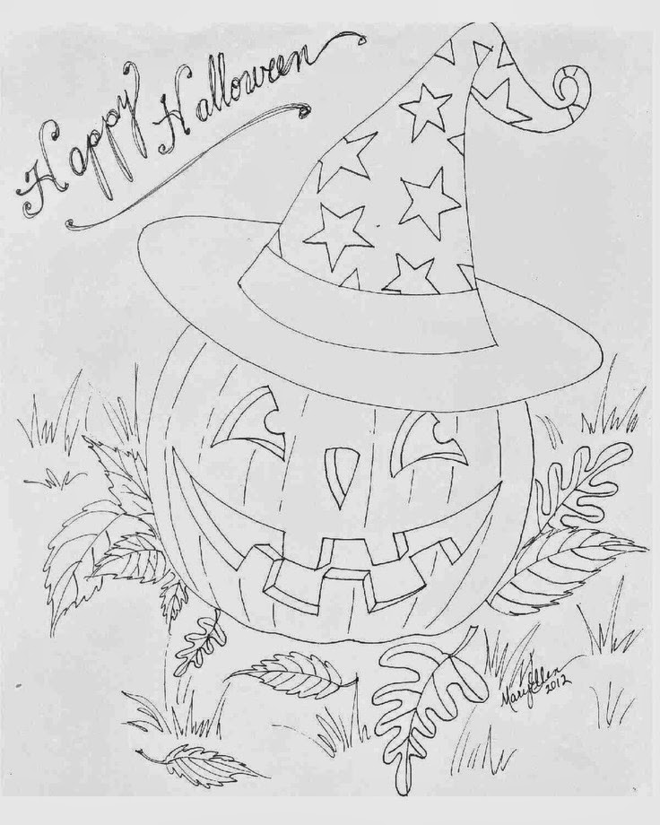 Cantinho do Primeiro Ciclo: Desenhos de Halloween para pintar