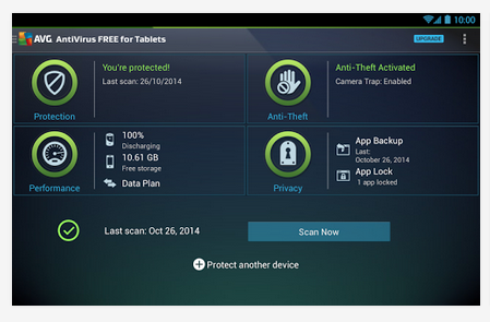 Free Download AVG Security For Android Device