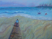 A Lonely Man on the Beach11 x 14 inches, Oil on Canvas Panel (alonelymanonthebeach blog)