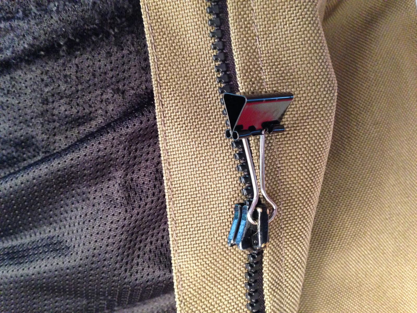 Bondic zipper repair