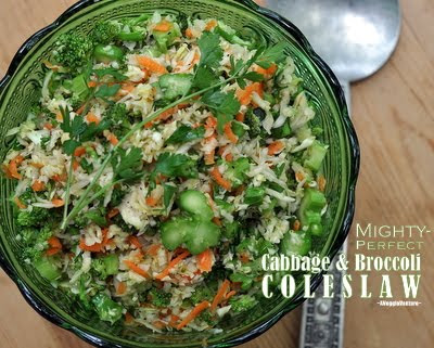 Mighty Perfect Cabbage & Broccoli Coleslaw