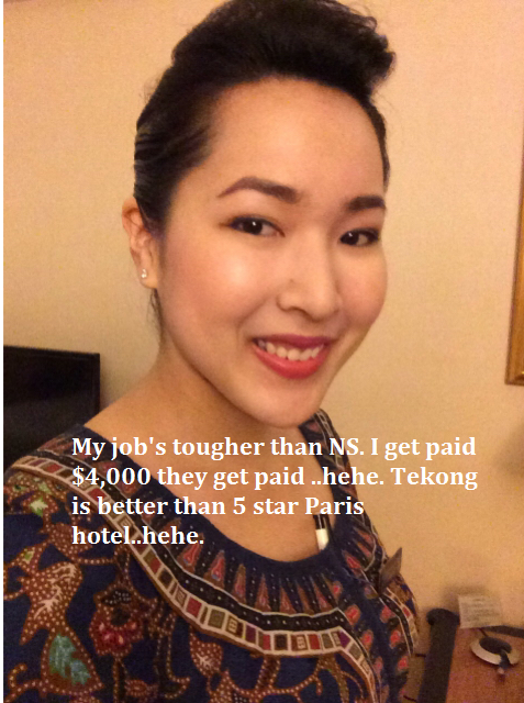 Singapore Airlines (SIA)cabin crew/flight attendant stories and blog by ex  cabin crew : NSFs apologise to ex-SIA stewardess Hilary: 'We're sorry you  had a hard life in SQ'