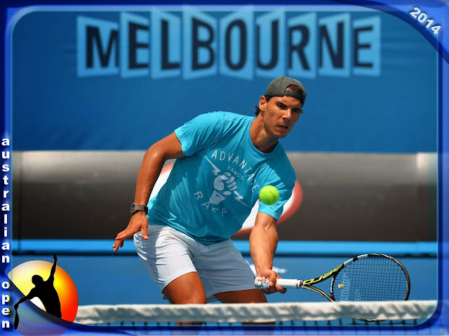 Rafael Nadal estreia com vitória no Australian Open 2014.