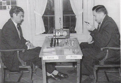 Partida Prins - Torán en el Torneo Internacional de Ajedrez Tarragona 1954
