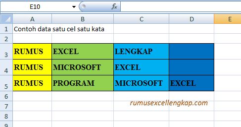 Tutorial Cara Memisahkan Kalimat Dalam Satu Cell Menjadi Beberapa Cell Dalam Excel Fungsi Dan Rumus Excel Lengkap