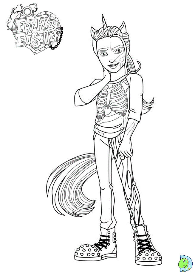 dinokids desenhos para colorir desenhos de monster high freak