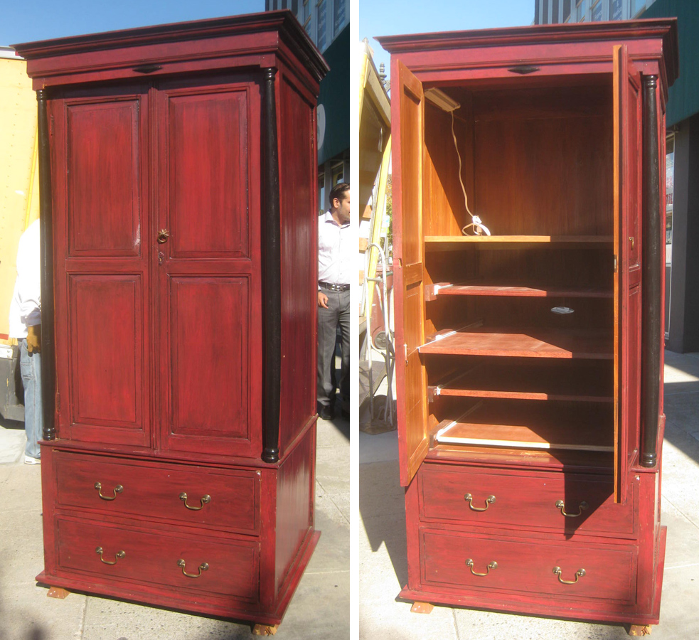 UHURU FURNITURE & COLLECTIBLES SOLD Red Closet