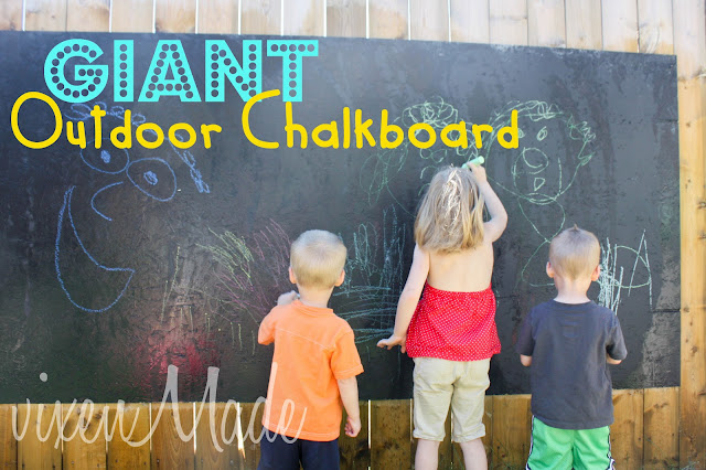 outdoor chalkboard