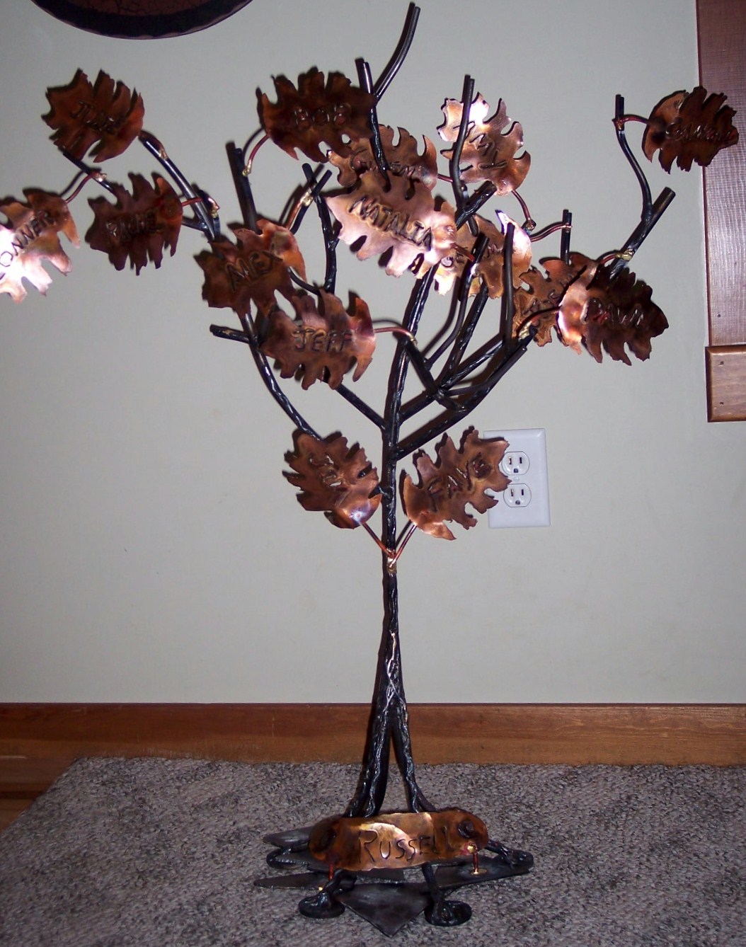 Joshua Russell Custom Metal Art Sculptures and Fabrication Family