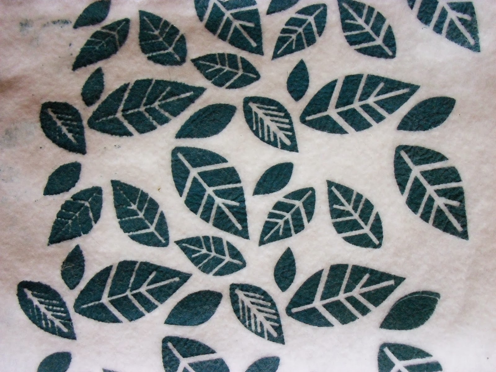 Printmaking and Mixed Media Screen printing onto fabric experiments...