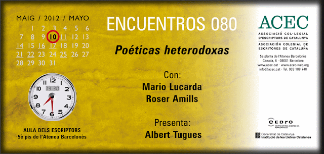 Encuentros 080 | Roser Amills y Mario Lucarda 10 de mayo 2012 1 Encuentros 080 | Roser Amills y Mario Lucarda 10 de mayo 2012 - Roser Amills, escritora mallorquina