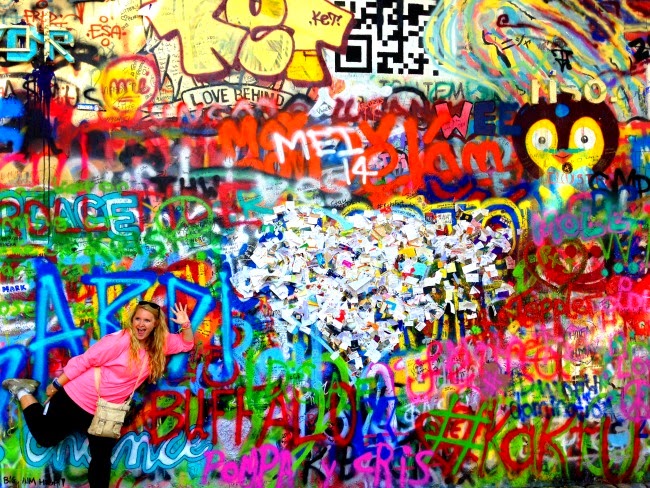 Lennon Wall - Graffiti in Prague