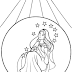 Coloring Pages Of Virgin Mary