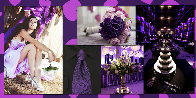 violet wedding