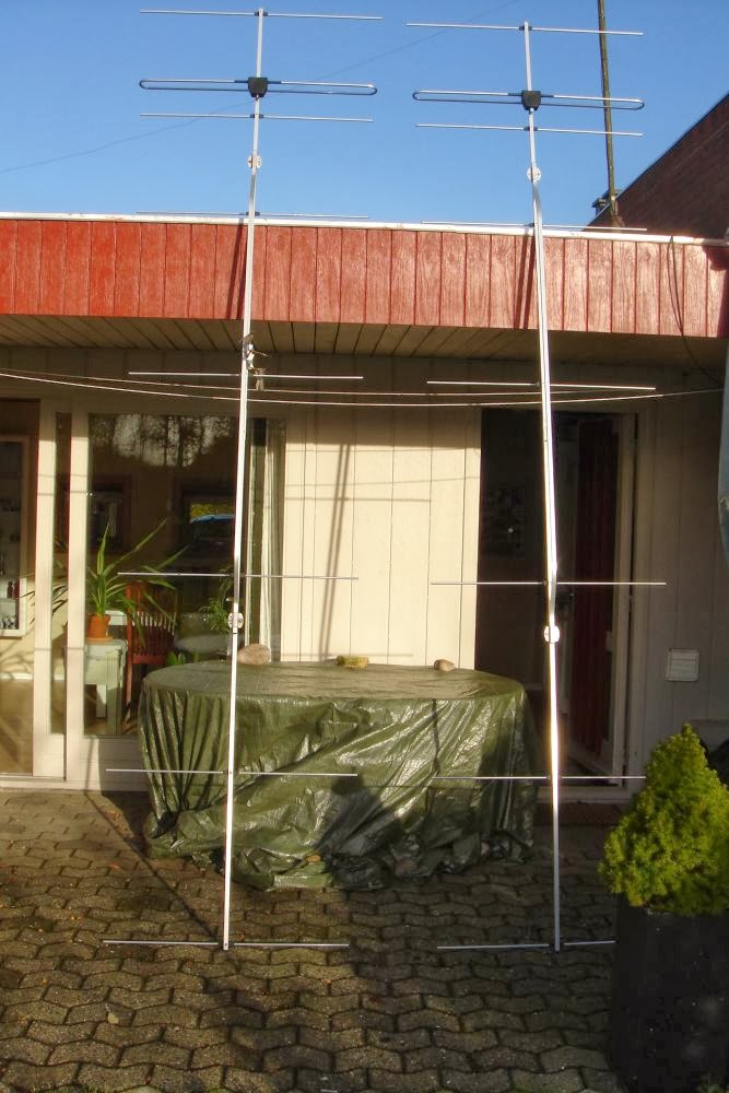 Ham radio blog by OZ1BXM 144 MHz EME antennas