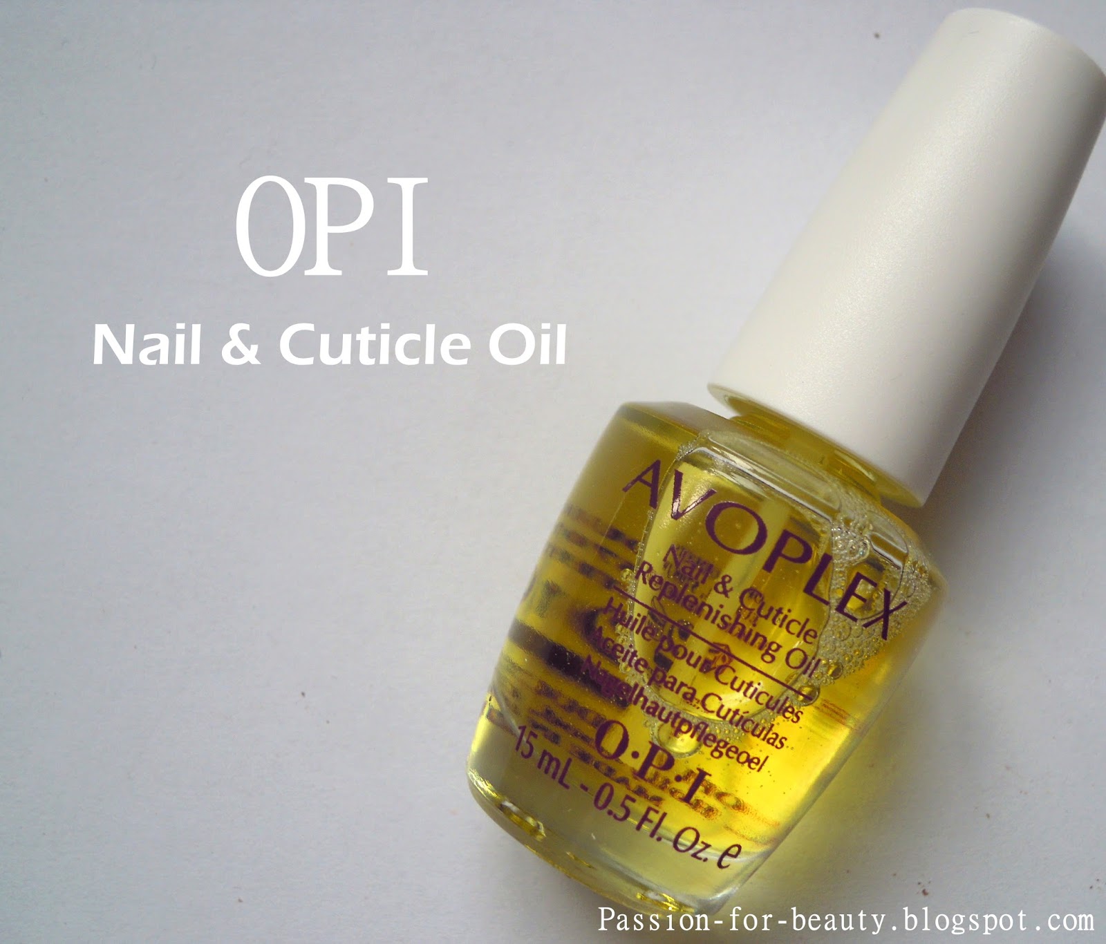 Because beauty is a passion OPI Avoplex Nail & Cuticle Oil