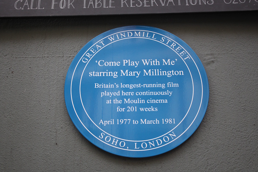 The Daily Constitutional from London Walks®: #Plaque366 Mary Millington