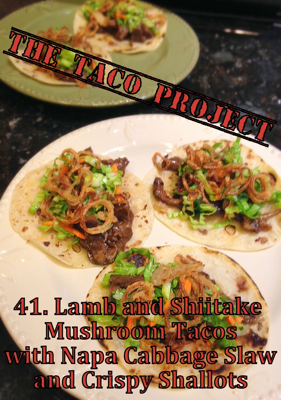 Arizona Renaissance Woman 41. Lamb and Shiitake Mushroom Tacos with