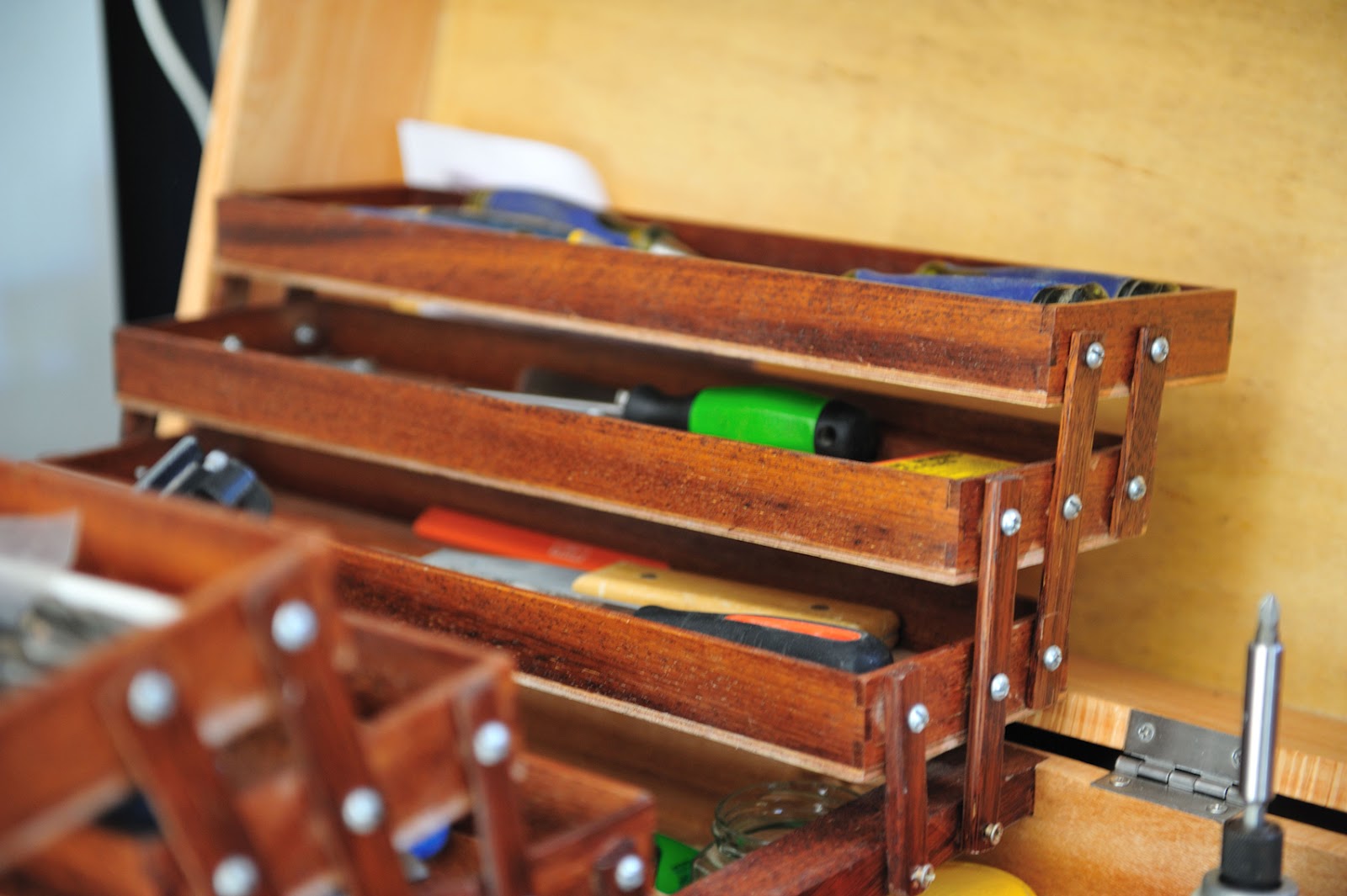 The Maker. Handmade tool box