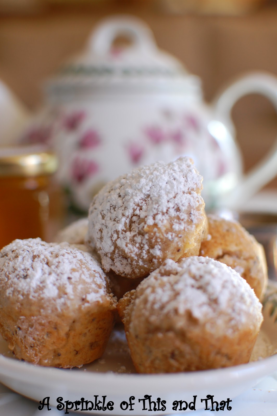 A Sprinkle of This and That Grapefruit Poppy Seed Mini Muffins