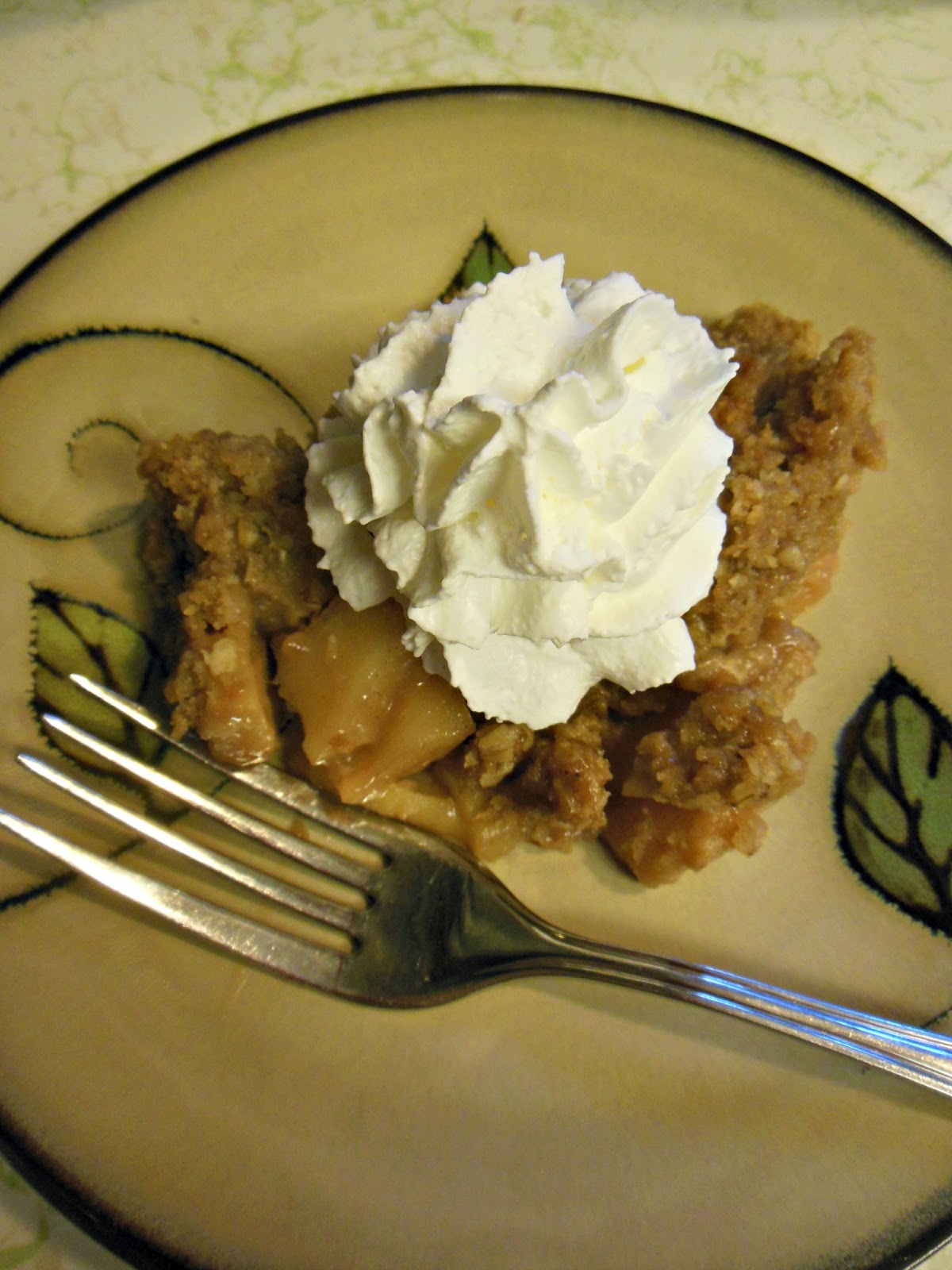 Sunday Supper Suggestion, Apple Crisp, a slow cooker recipe! Our