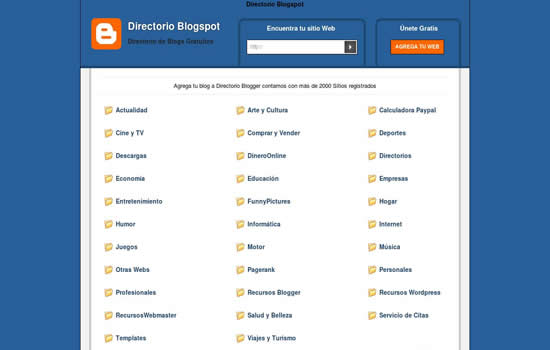 Directorio Blogspot Directorio Blogspot