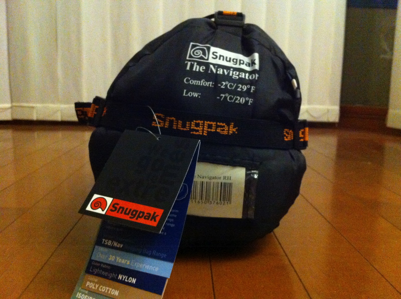 アウトドア スタイル ギア Snugpak スナグパック ナビゲーター到着