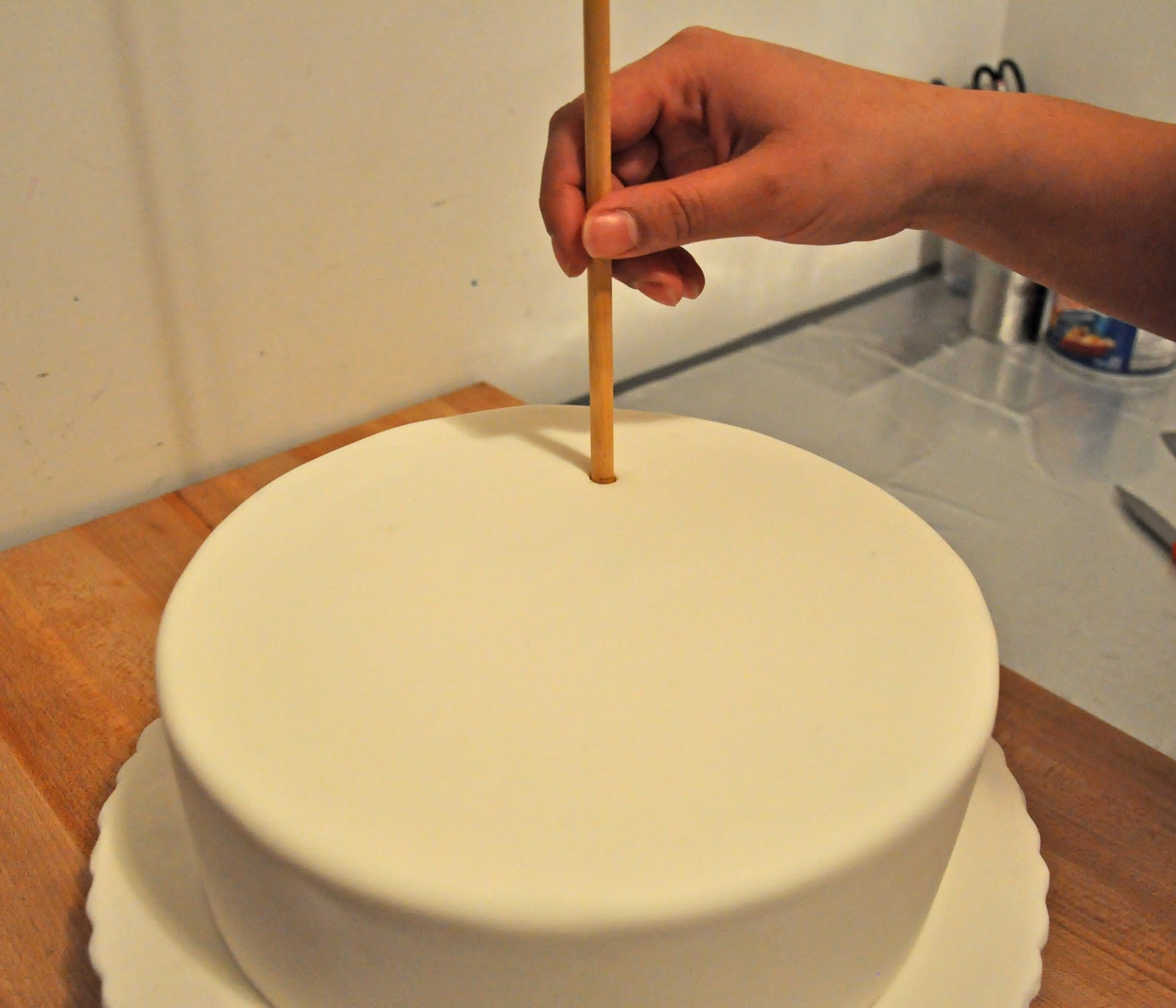 Don't F With Chef Monogram Cake