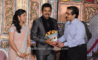 Actor Karthi Wedding Reception Photos