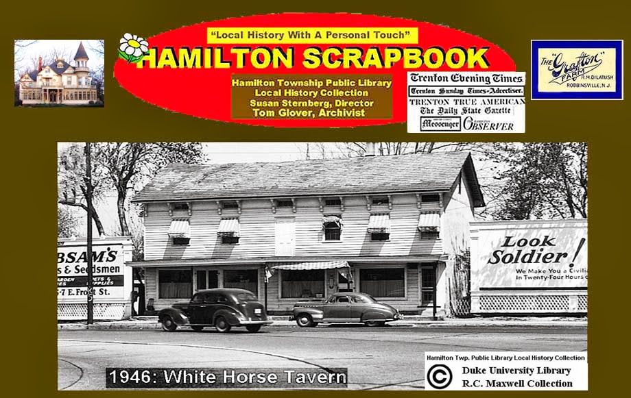 TOM GLOVER'S HAMILTON LIBRARY SCRAPBOOK LOCAL HISTORY WITH A PERSONAL