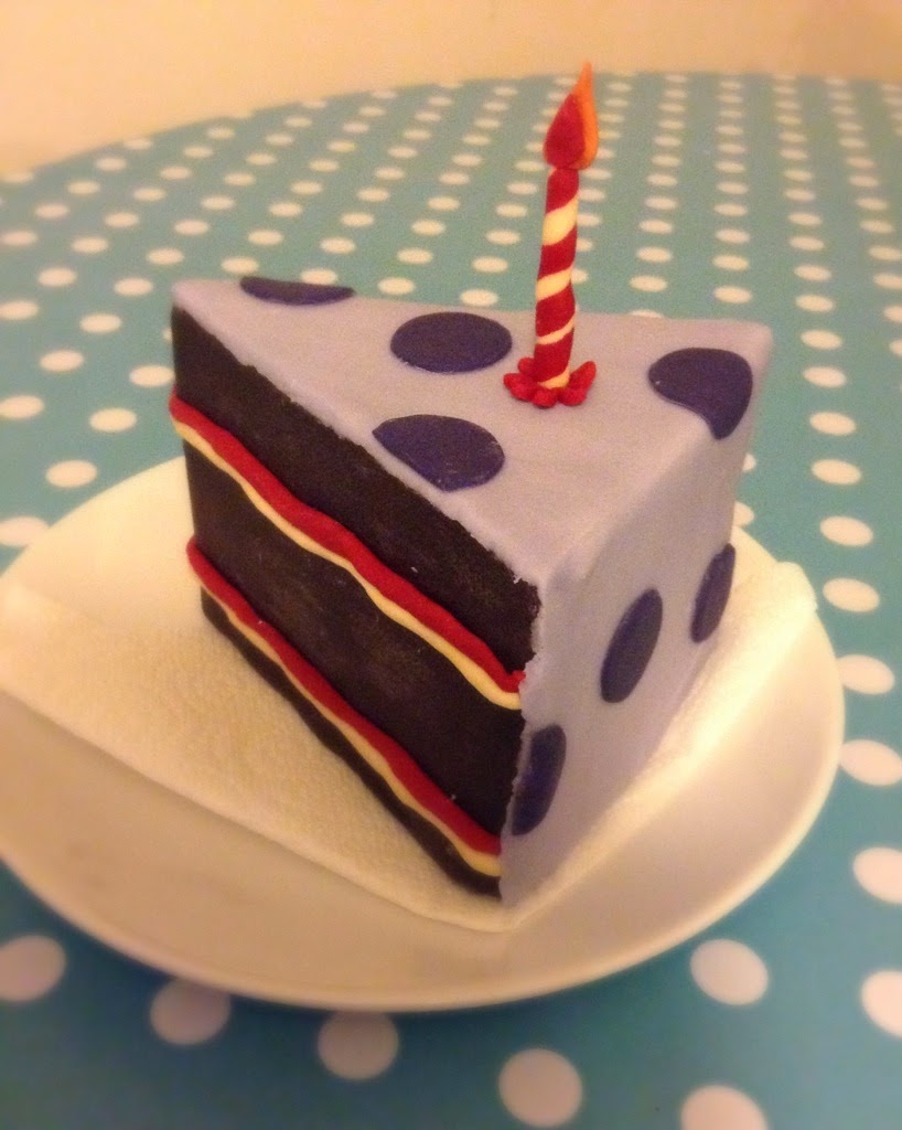 The Darling Cake Company A 'slice of cake' Cake