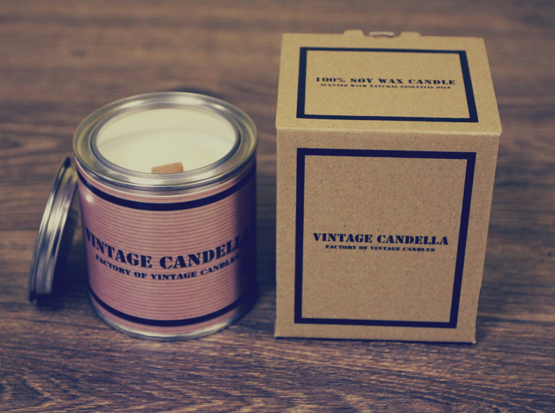 ソイワックス キャンドルVINTAGE CANDELLA