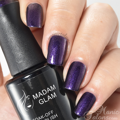 Madam Glam Glittery Purple Swatch