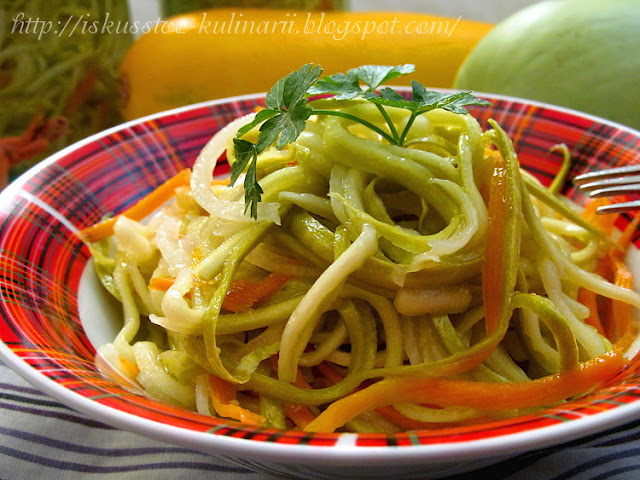 Обалденный салатик из кабачков на зиму