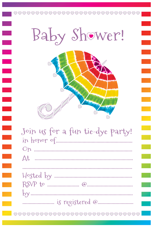 Ilovetocreate Blog Throw A Tie Dye Baby Shower