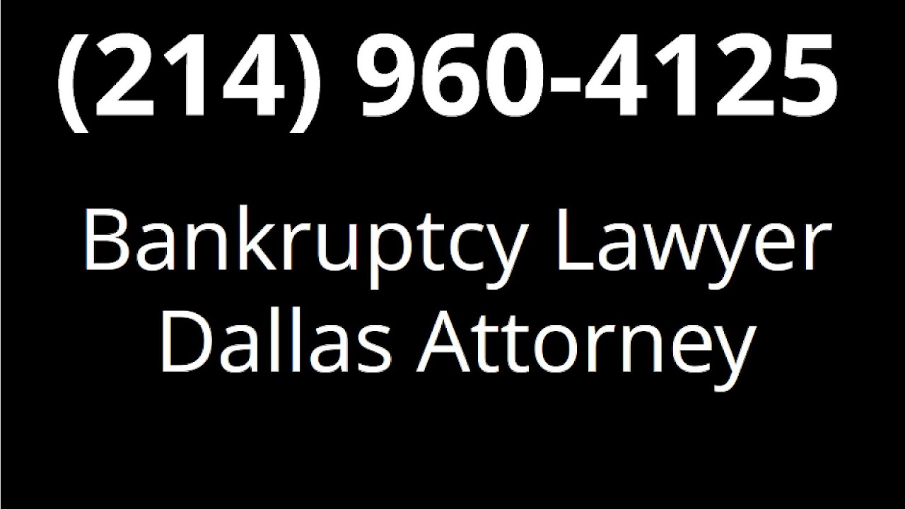 Bankruptcy Attorneys Dallas Texas Attorney Choices