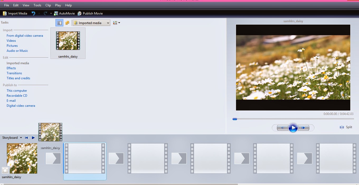 Vintage Effect in Movie Maker