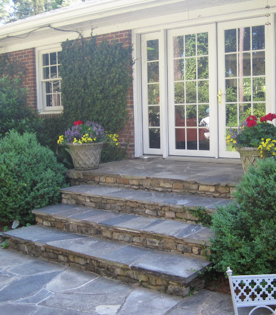Back doors, Railings and Small porches on Pinterest