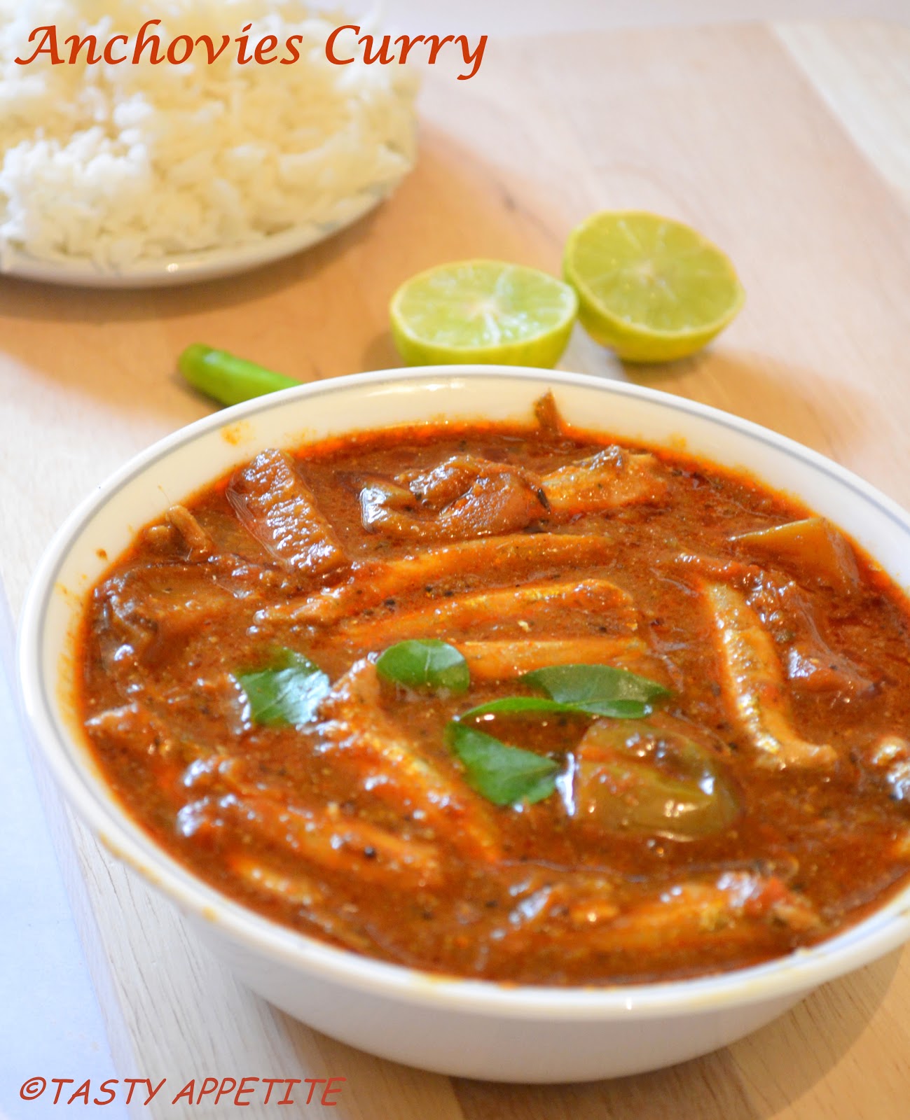 Nethili Meen Kuzhambu / Anchovies Curry / Nethili Meen Curry
