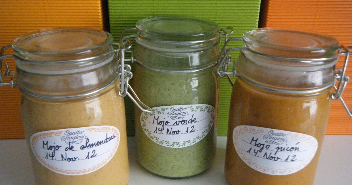 Tomillo, laurel y otras cosas de comer.: TRÍO DE MOJOS PARA REGALAR