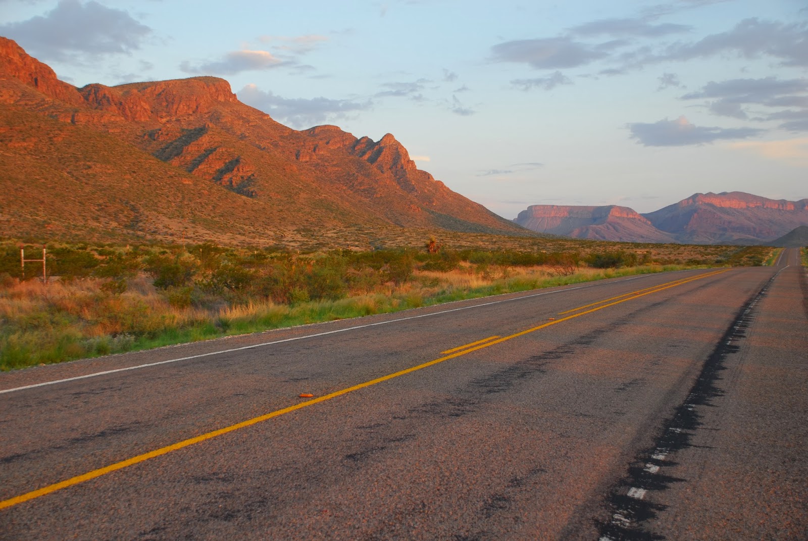 Texas Mountain Trail Daily Photo Morning Along Highway 54