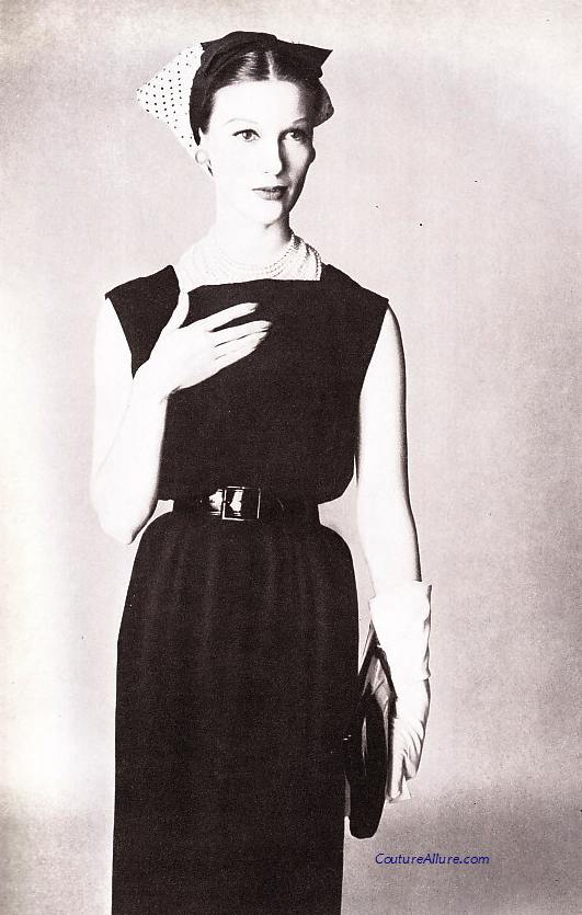 Couture Allure Vintage Fashion: Henry Rosenfeld Dress - 1955
