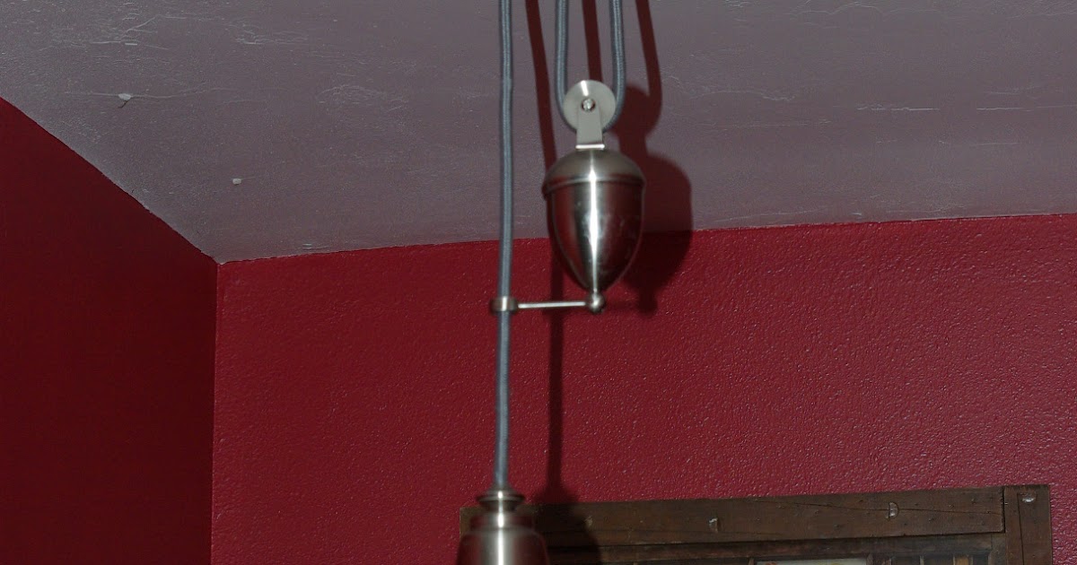Reclaimed Rustics Pulley Light Fixture