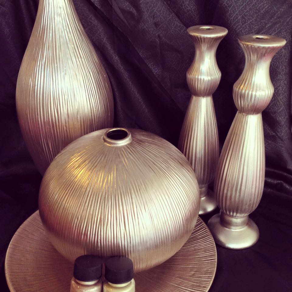 Cadence Dora Metalik Boya Ile Evinizi Guzellestirin Metalik Gorunumlu Objeler Yaratin