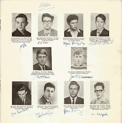 Jugadores participantes en el VIII Campeonato Mundial Juvenil de Ajedrez 1965 (2)