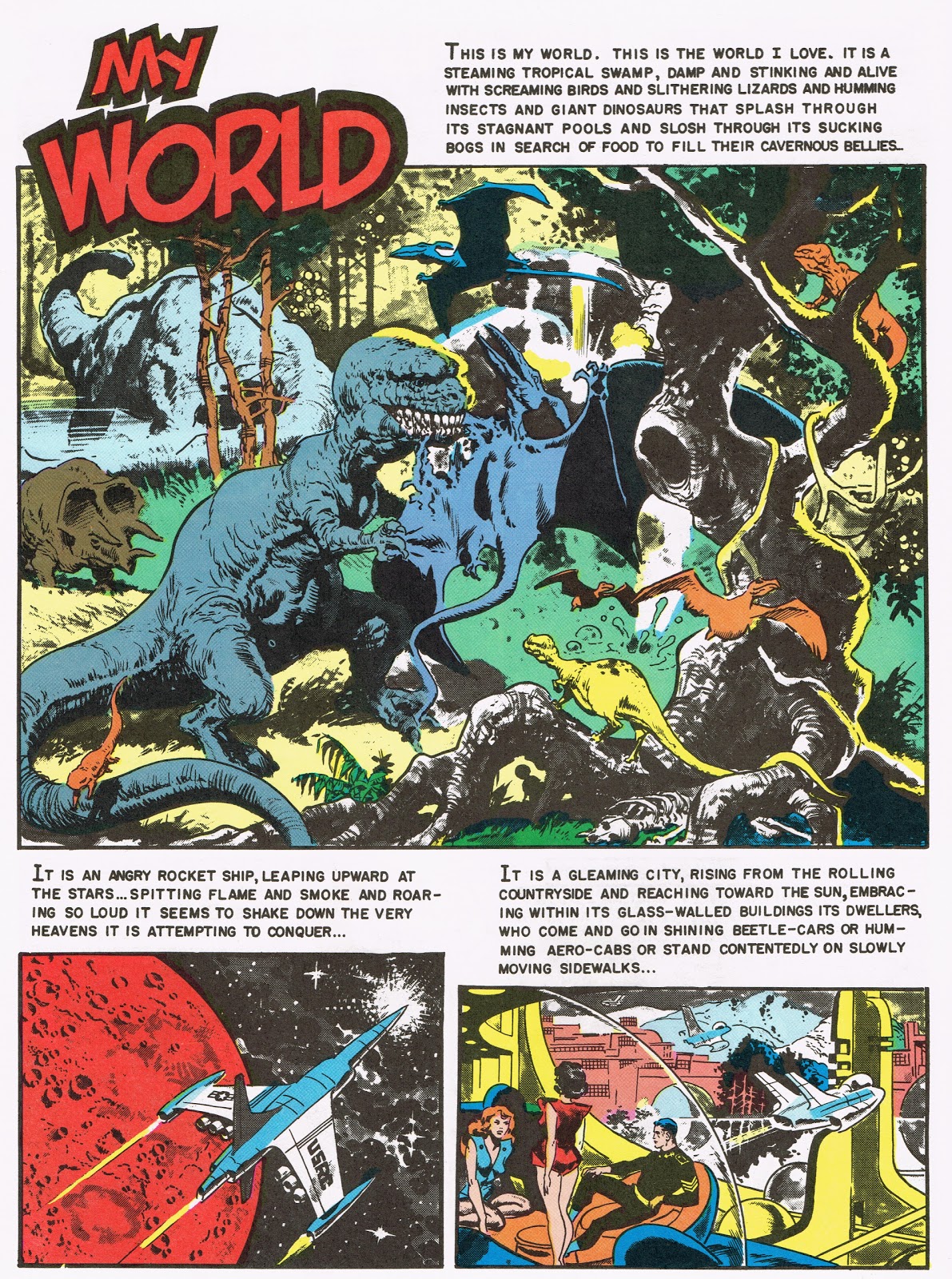 Cap'n's Comics My World by Wally Wood