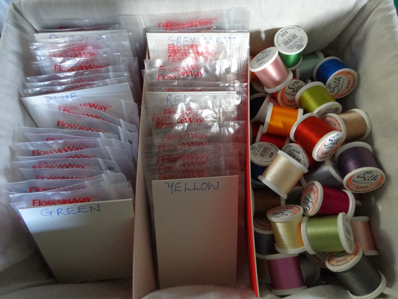 Emily's Cupboard Storing Embroidery Floss