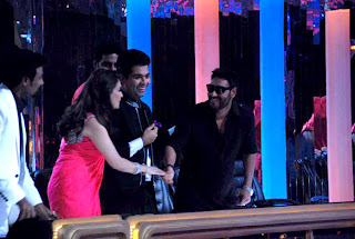 Bollywood Celebritie on the sets of 'Jhalak Dikhhlaa Jaa 5'